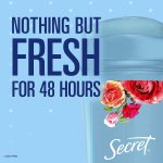Secret Antiperspirant and Deodorant Women, Delicate Rose Scent, Clear Gel 3.4 oz (Pack of 3) - Image 3
